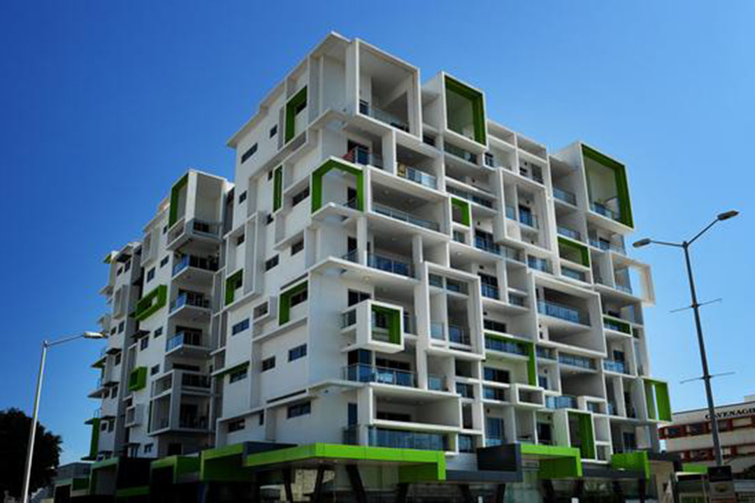 The Kube Apartments Exterior